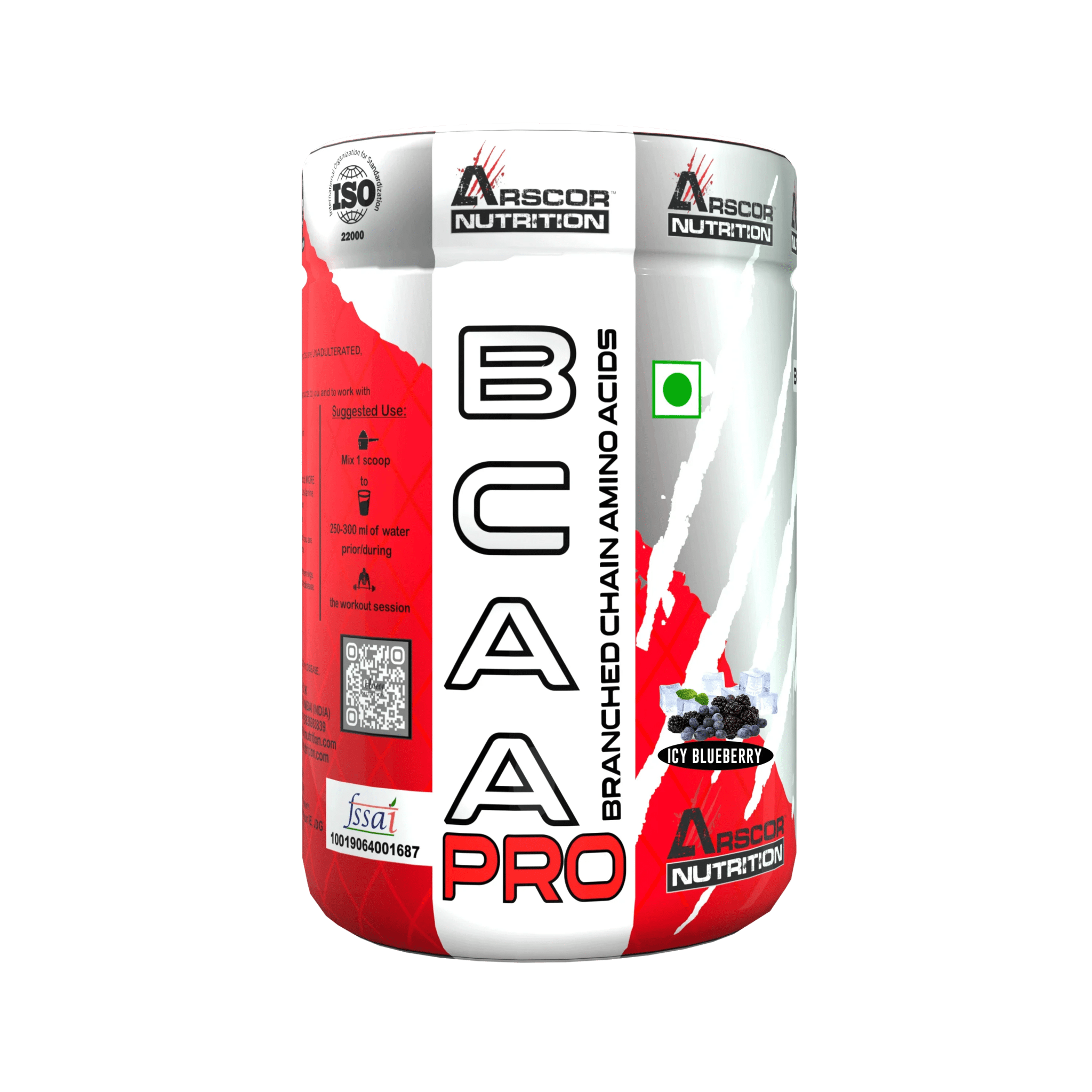 BCAA Pro Powder | Best Branched Chain Amino Acids with Caffeine & Citrulline - Arscor Nutrition -